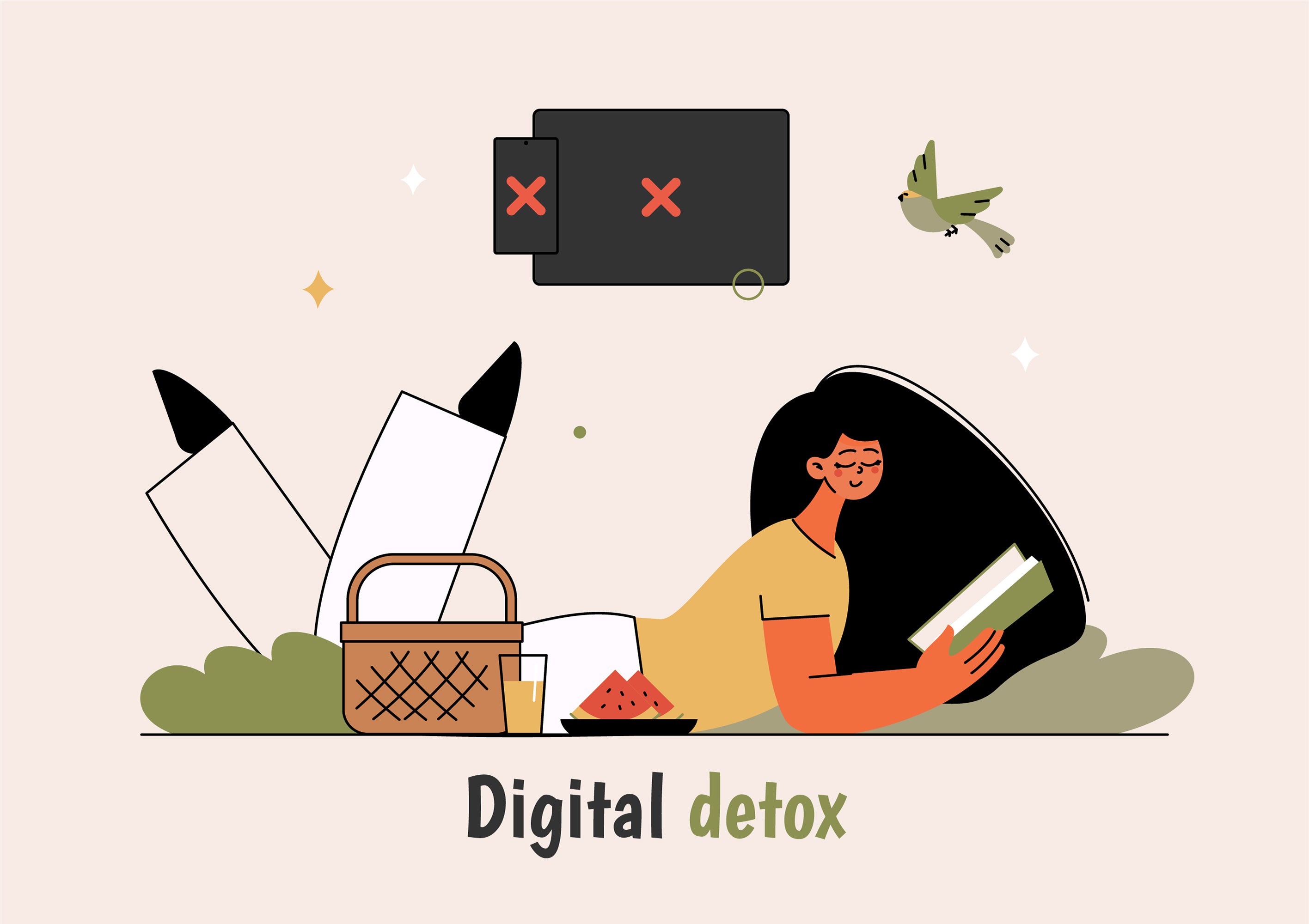 Image showcasing Unplug to Recharge: How Digital Detox and Mindfulness Practices Can En ...