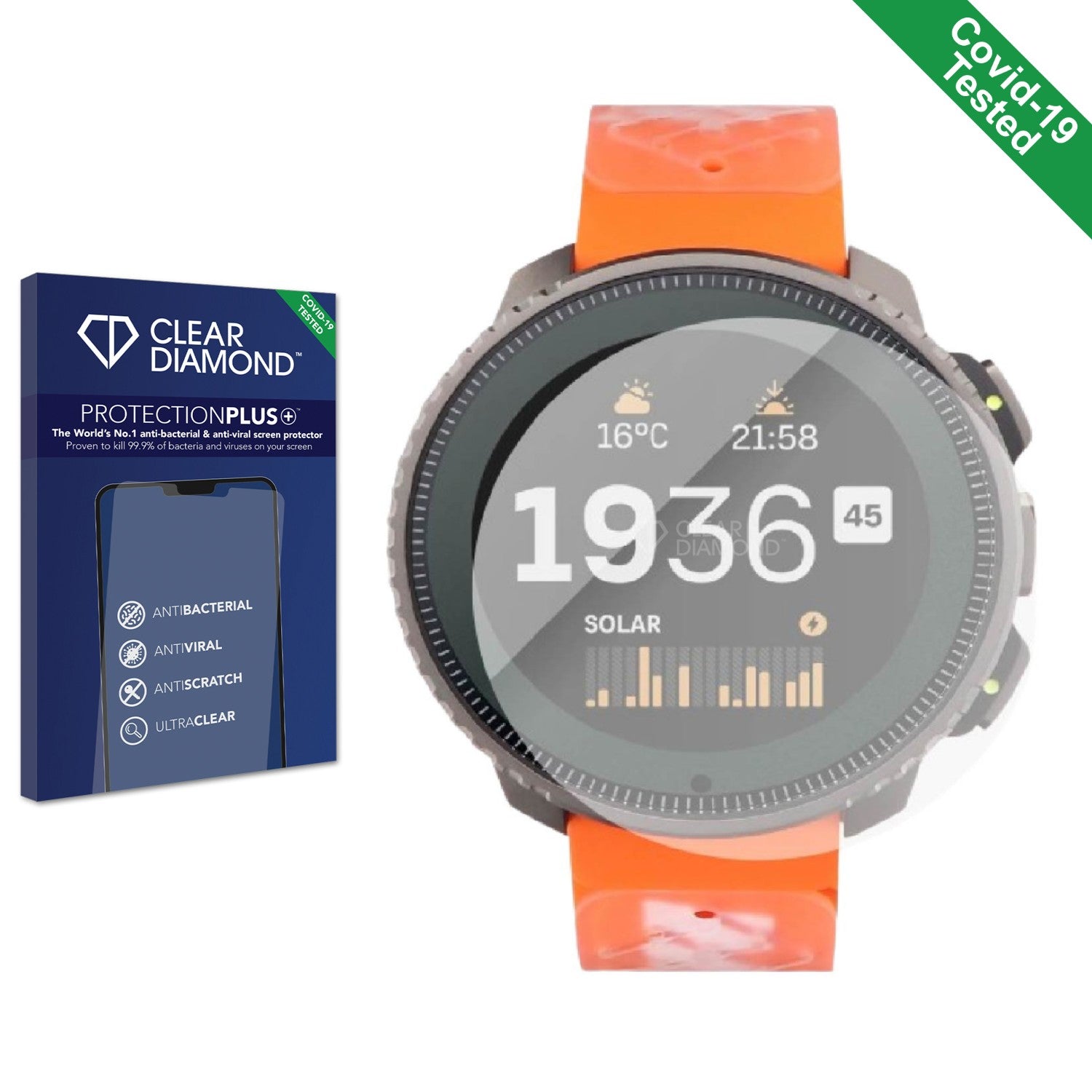 BROTECT Protector Pantalla Anti-Reflejos Para Suunto Spartan Sport