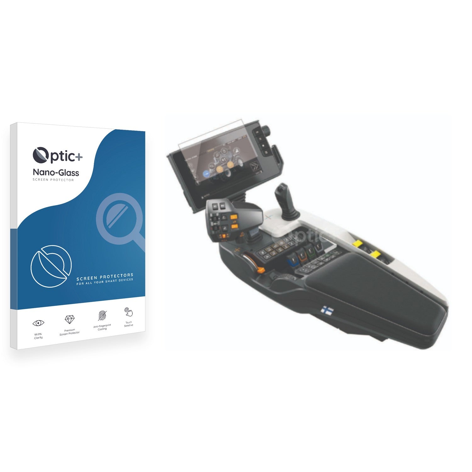 Protection D'écran BROTECT Pour Terminal Valtra SmartTouch (2 Pièces) - Film Ultra-clair Anti-rayures Et Anti-traces