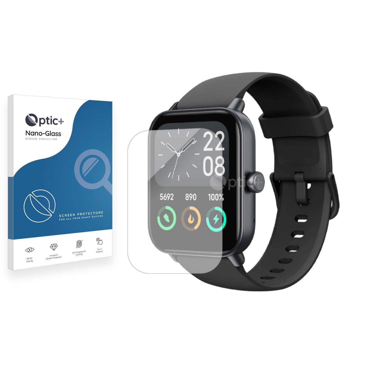Screen Protectors for Smartwatch IDW19 1.8" ScreenShield