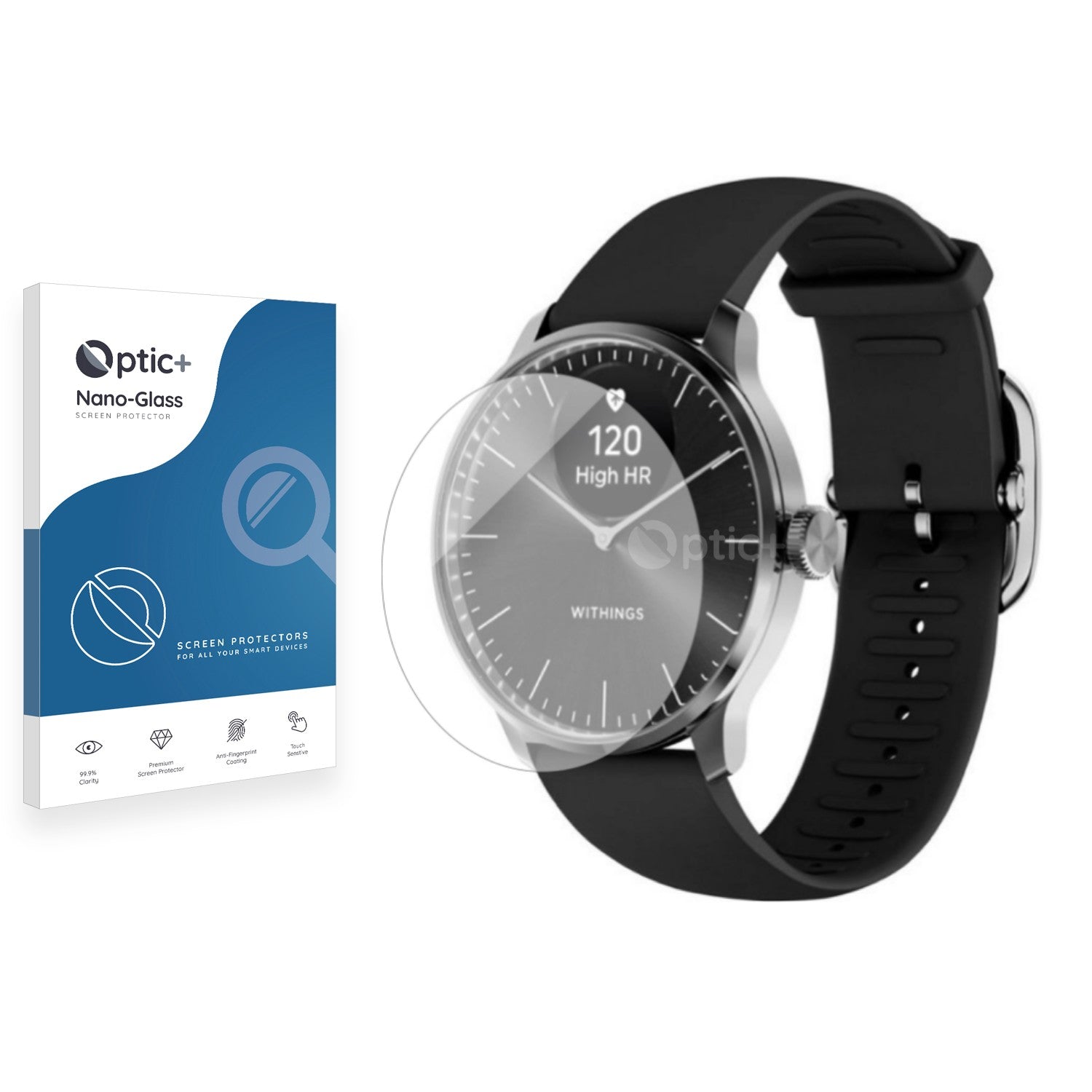 BROTECT Full-Cover Screen Protector voor Omega Speedmaster Moonwatch Professional (42 mm) 2 Stuks - Full-Screen Schermbeschermer, 3D Curved BROTECT Full-Cover Screen Protector voor Omega Speedmaster Moonwatch Professional (42 mm) 2 Stuks - Full-Screen Schermbeschermer, 3D Curved