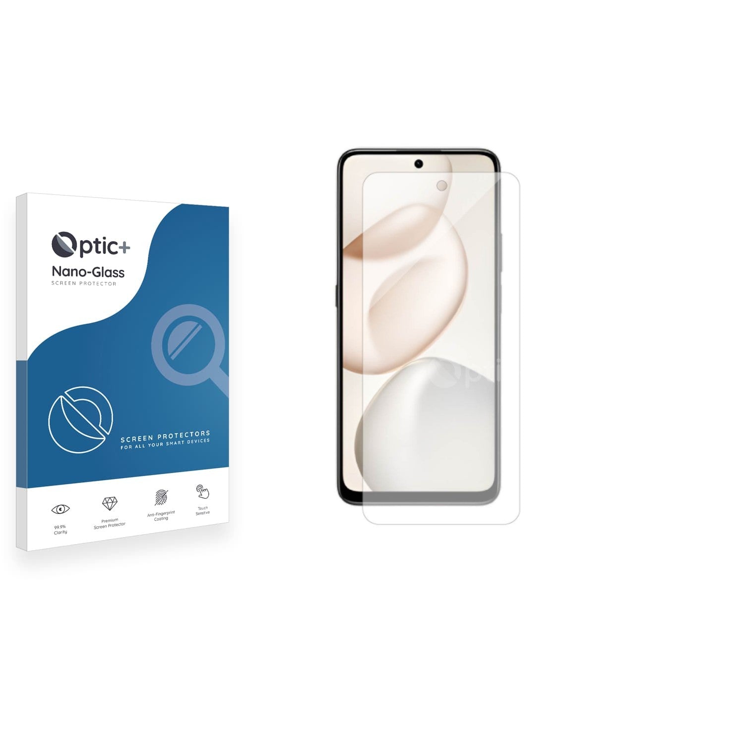 Optic+ Nano Glass Pellicola Proteggi Schermo Per Blackview BV8800 3 Strati