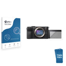 3pk Optic+ Nano Glass Screen Protectors for Sony Alpha 7CR