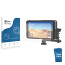 3pk Optic+ Nano Glass Screen Protectors for Neewer F400 Pro 6" Field Monitor