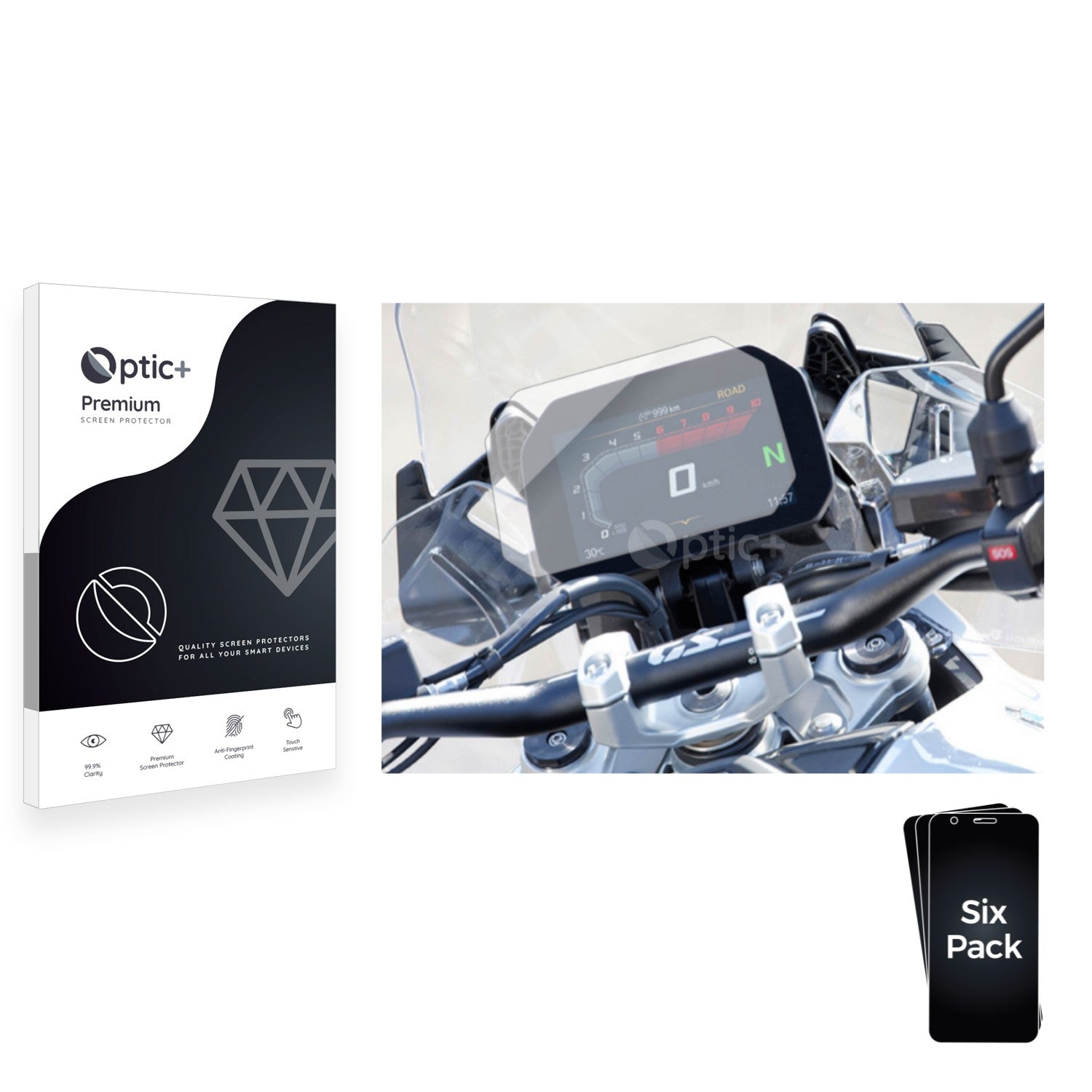 Pellicola Vetro Temperato Per BMW R 1300 GS TFT 6.5" - Durezza 9H - Foto 11