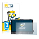 3x BROTECT AirGlass Glass Screen Protector for Video Devices PIX-E7
