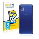3x BROTECT AirGlass Glass Screen Protector for Samsung Galaxy M20 (Camera)