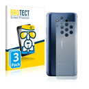 3x BROTECT AirGlass Glass Screen Protector for Nokia 9 PureView (Back)