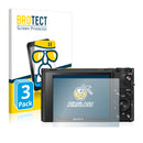 3x BROTECT AirGlass Glass Screen Protector for Sony Cyber-Shot DSC-RX100 VII