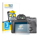 3x BROTECT AirGlass Glass Screen Protector for Sony Alpha 9 II