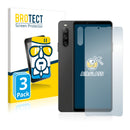 3x BROTECT AirGlass Glass Screen Protector for Sony Xperia 10 IV (Front + cam)