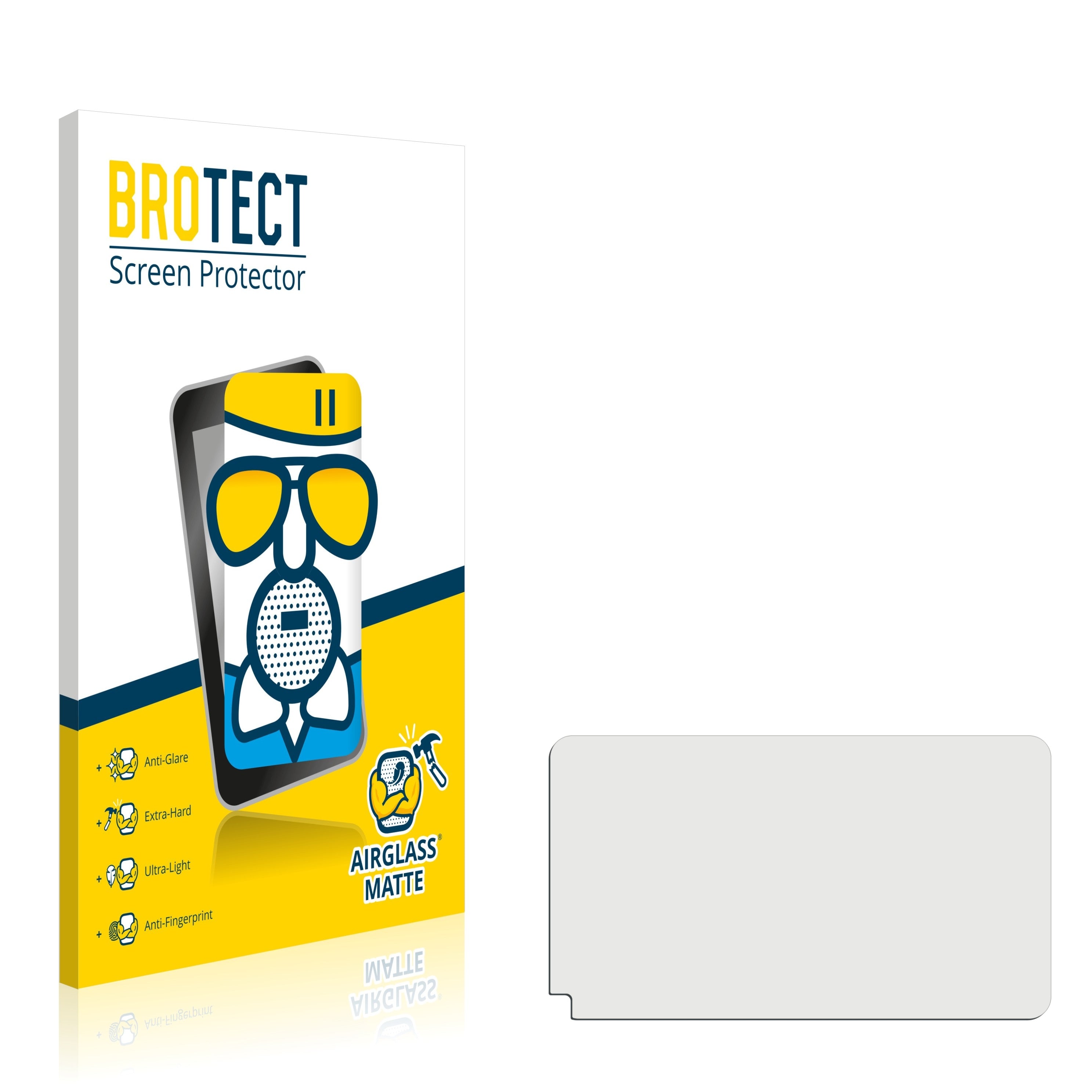 Protection D'écran Anti-reflet Brotect Pour Carpuride W702B Pro 7" - Film Mat 2 Pièces - Anti-traces Et Anti-rayures