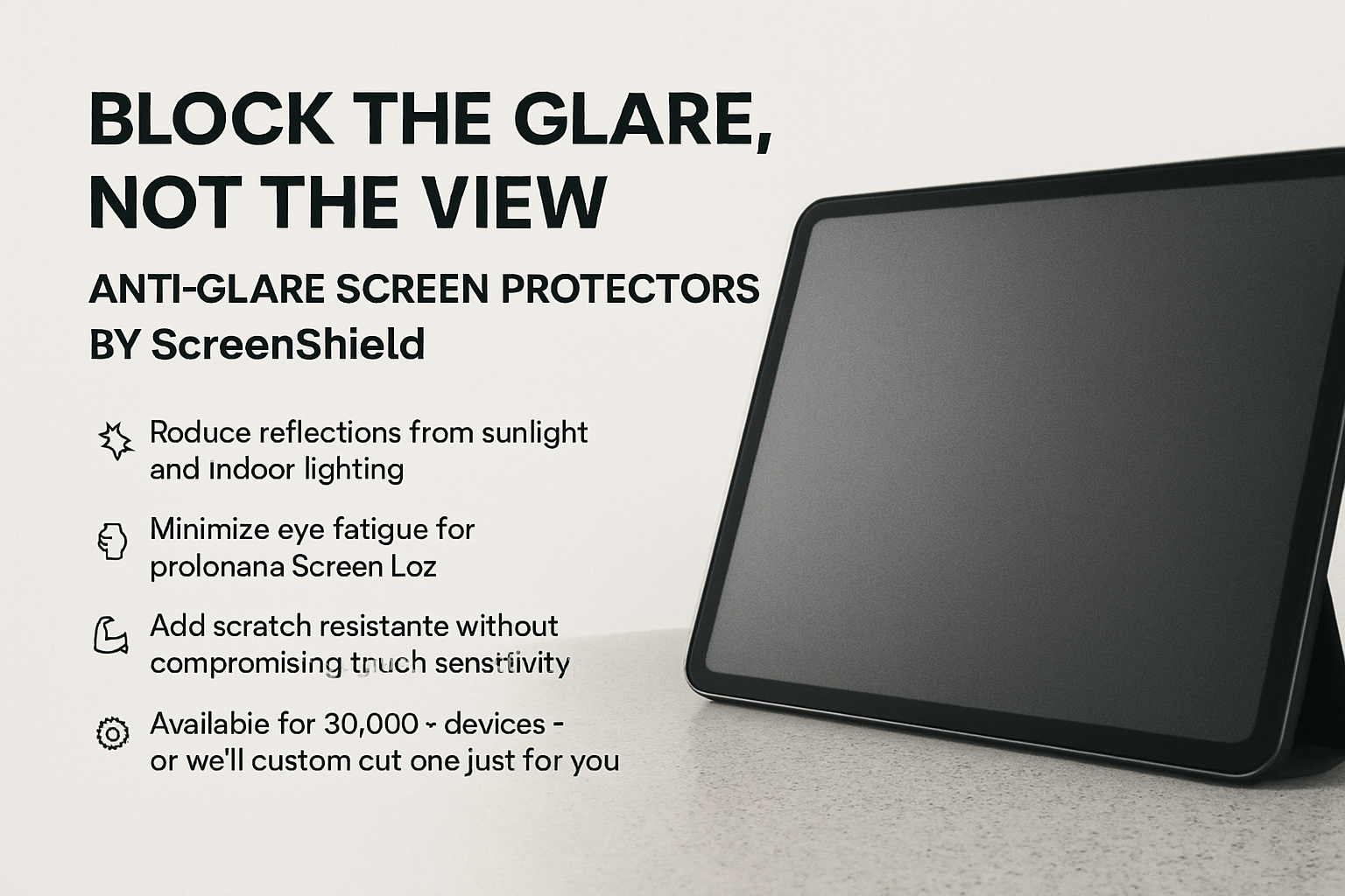 Anti-glare Coatings for Eye-friendly Display – ScreenShield