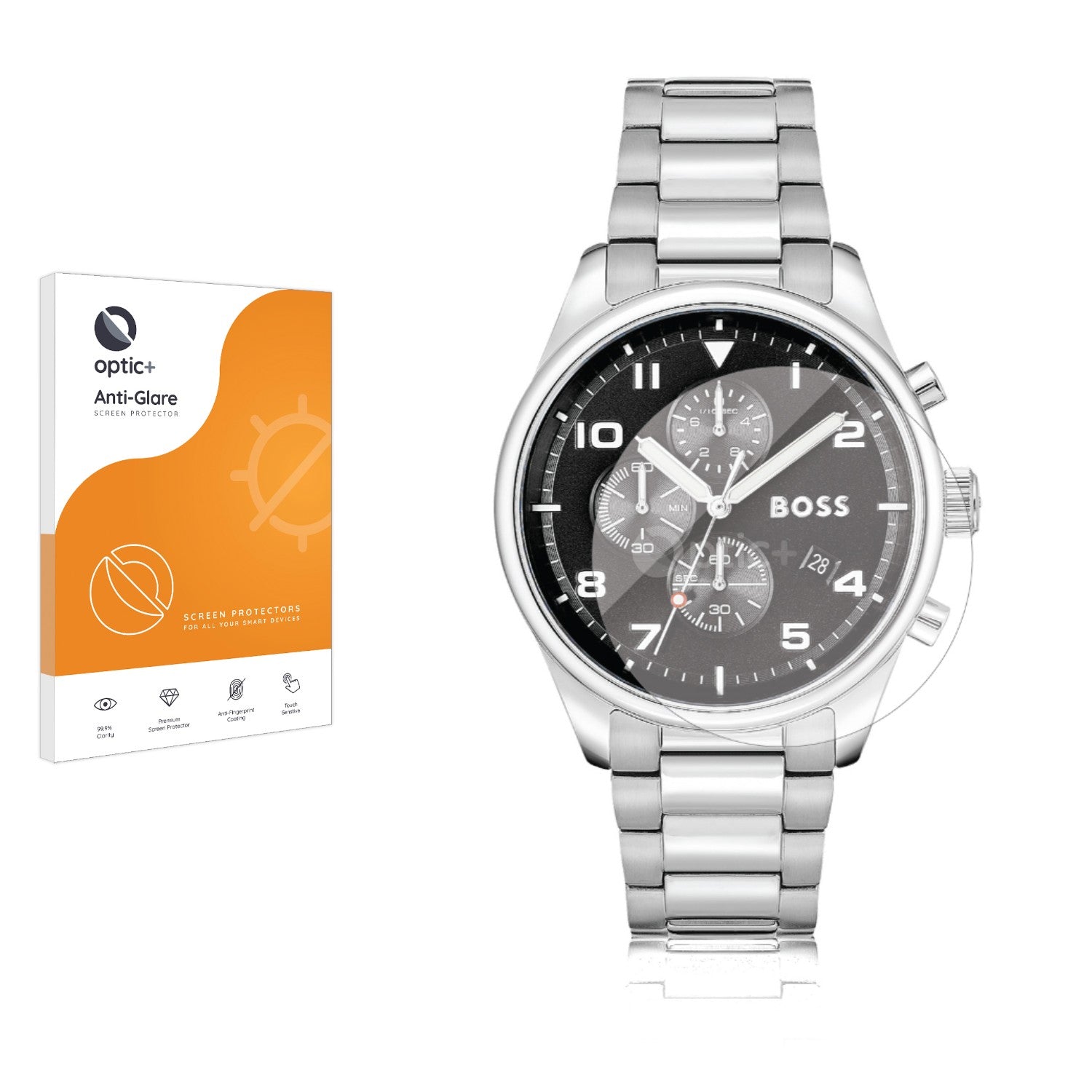 Screen Protectors for Hugo Boss Chronograph 58114171 - ScreenShield