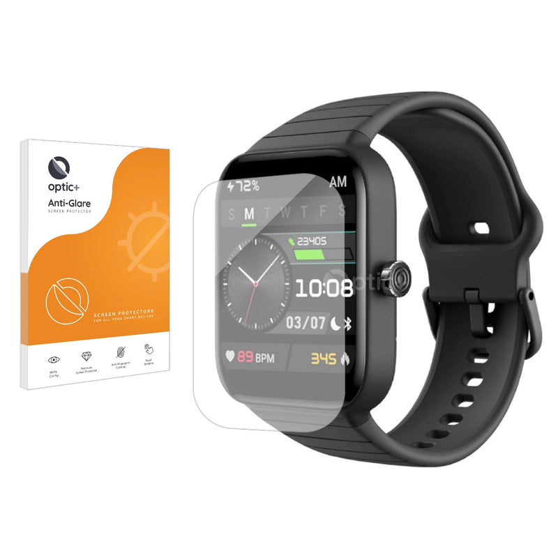 Optic+ Anti-Glare Screen Protector for Smartwatch IDW15 1.8"