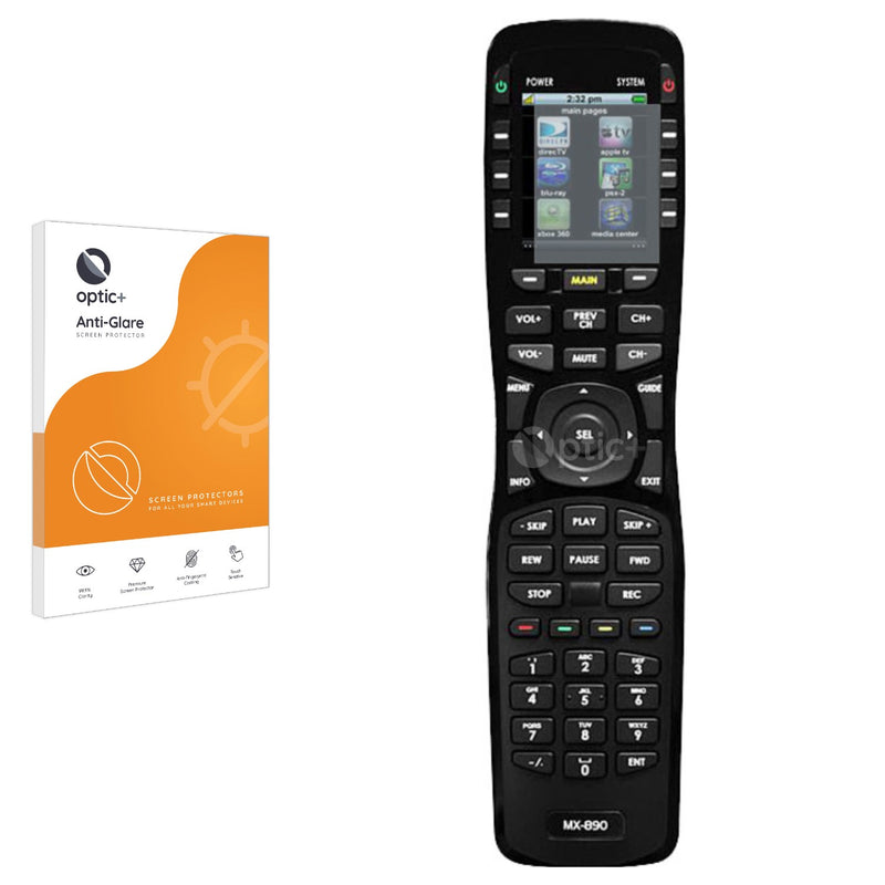 Optic+ Anti-Glare Screen Protector for URC Remote Control MX-890