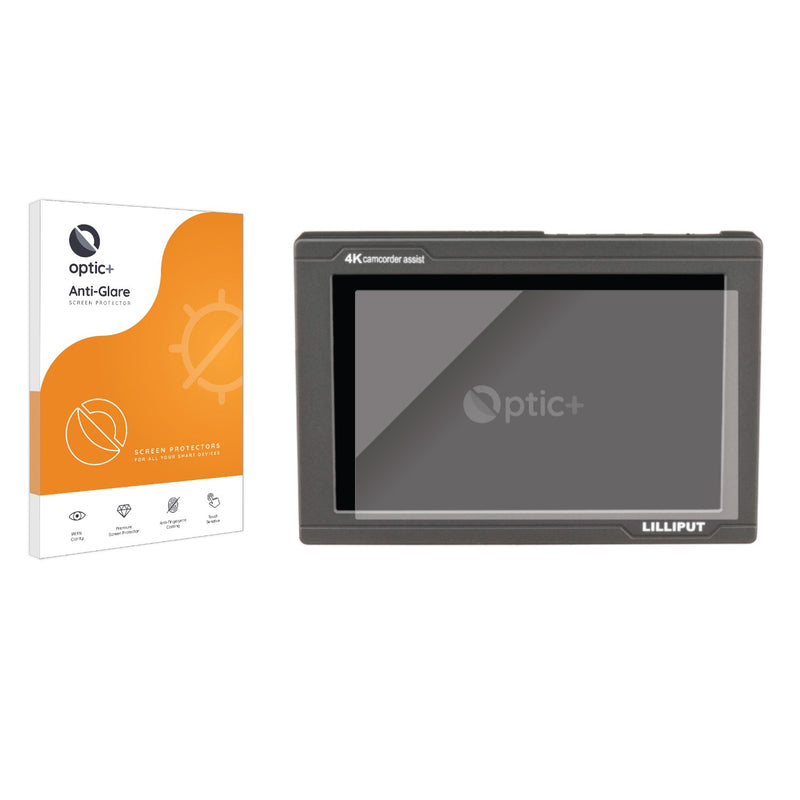 Optic+ Anti-Glare Screen Protector for Lilliput FS7 7" 4K HDMI/3G-SDI Monitor