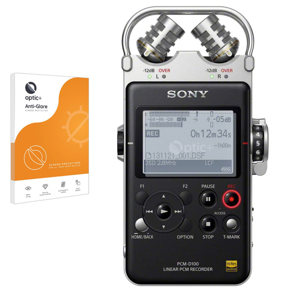 Optic+ Anti-Glare Screen Protector for Sony PCM D100