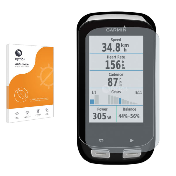 Optic+ Anti-Glare Screen Protector for Garmin Edge 1000