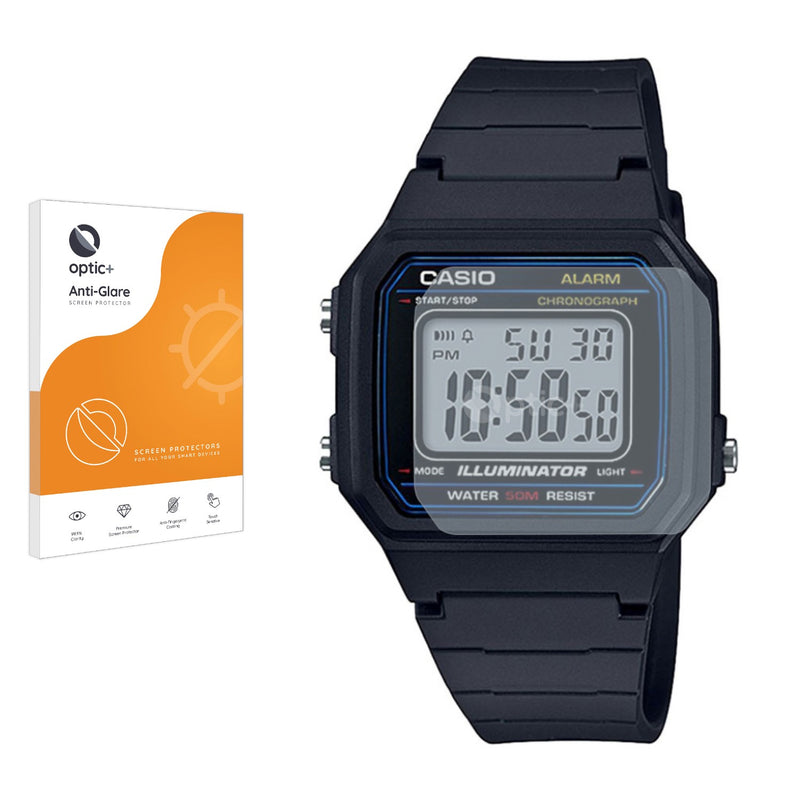 Optic+ Anti-Glare Screen Protector for Casio Unisex F-91W