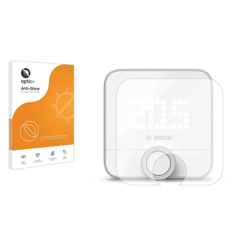 Optic+ Anti-Glare Screen Protector for Bosch Smart Home Thermostat II 230 V