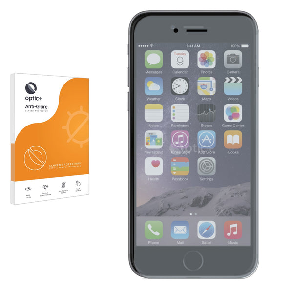 Optic+ Anti-Glare Screen Protector for Apple iPhone 6S