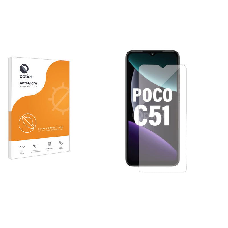 Optic+ Anti-Glare Screen Protector for Xiaomi Poco C51