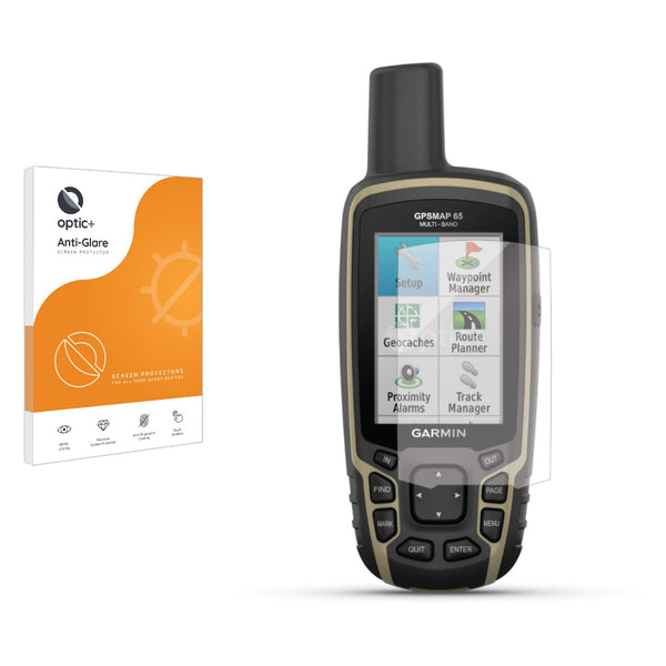 Optic+ Anti-Glare Screen Protector for Garmin GPSMAP 65