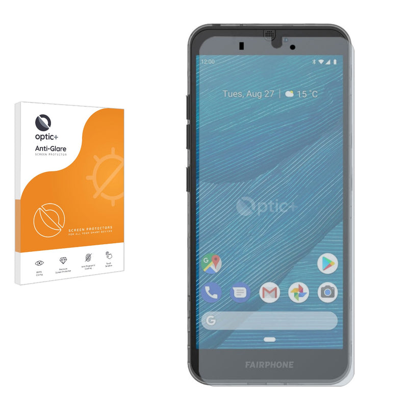 Optic+ Anti-Glare Screen Protector for Fairphone 3