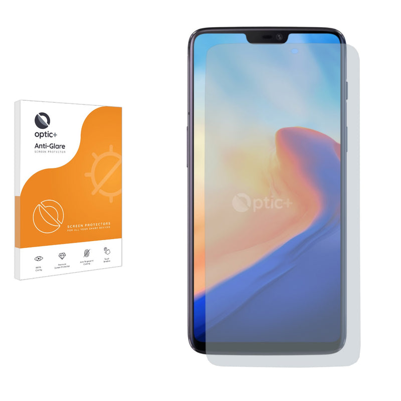 Optic+ Anti-Glare Screen Protector for OnePlus 6