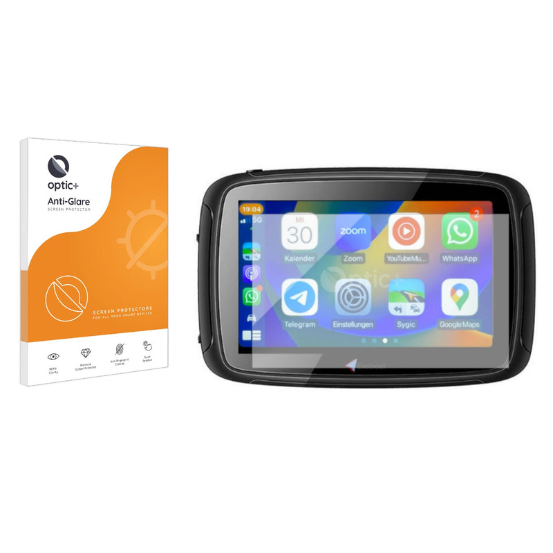 Optic+ Anti-Glare Screen Protector for Elebest Carplay C650 5