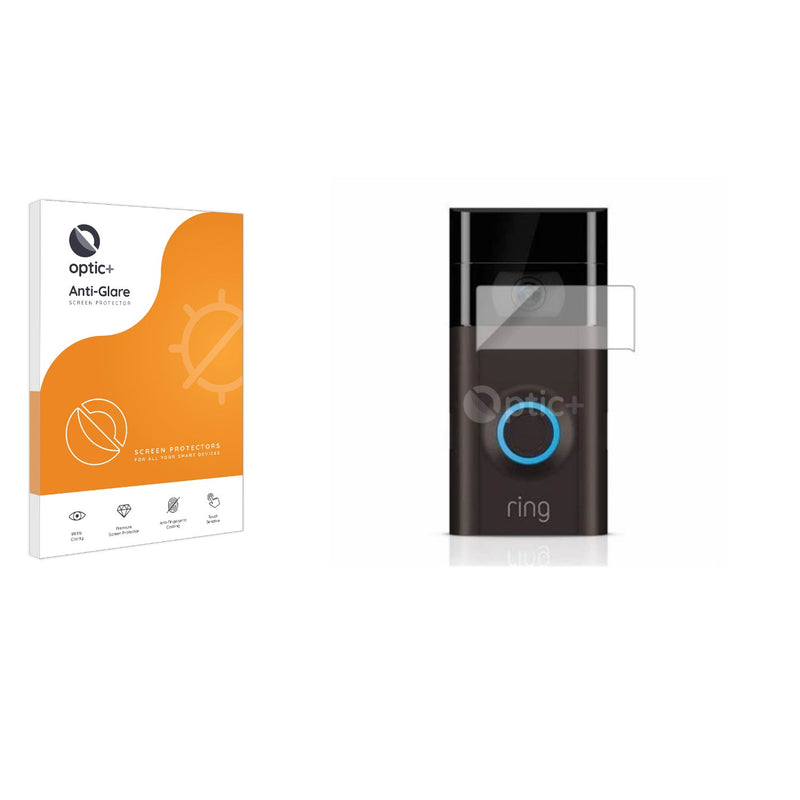 Optic+ Anti-Glare Screen Protector for Ring Doorbell 2