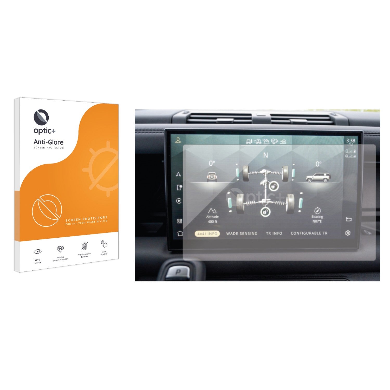 Optic+ Anti-Glare Screen Protector for Land Rover Defender 2023 10 ...
