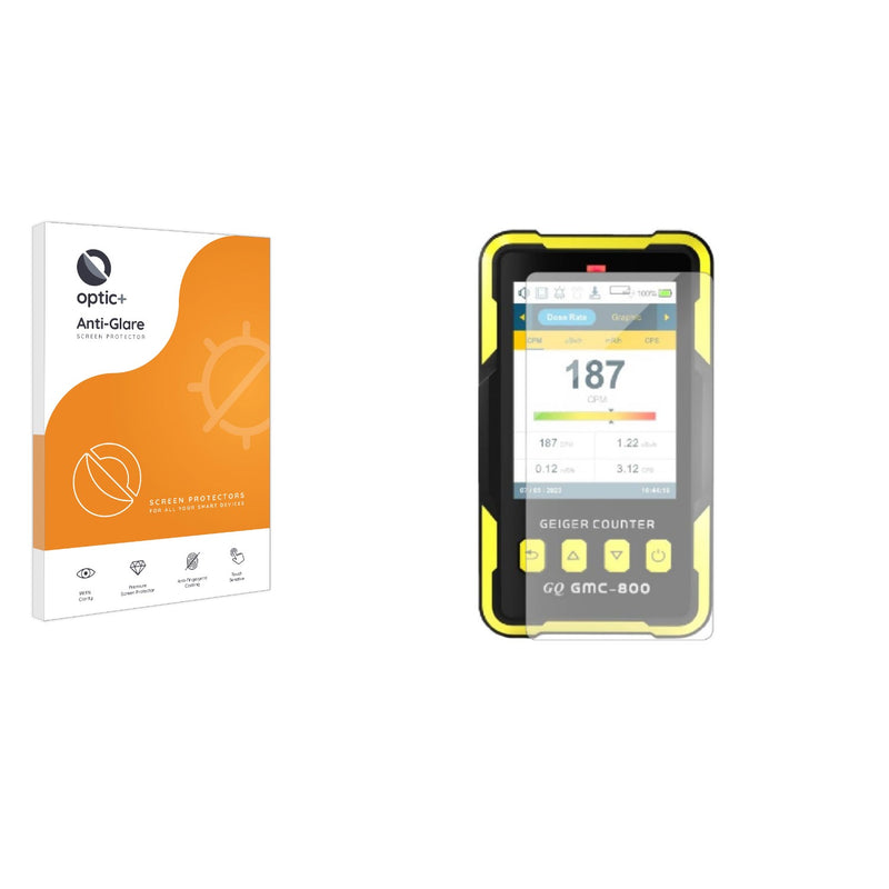 Anti-Glare Screen Protector for GQ Electronics GMC-800 Geiger Counter