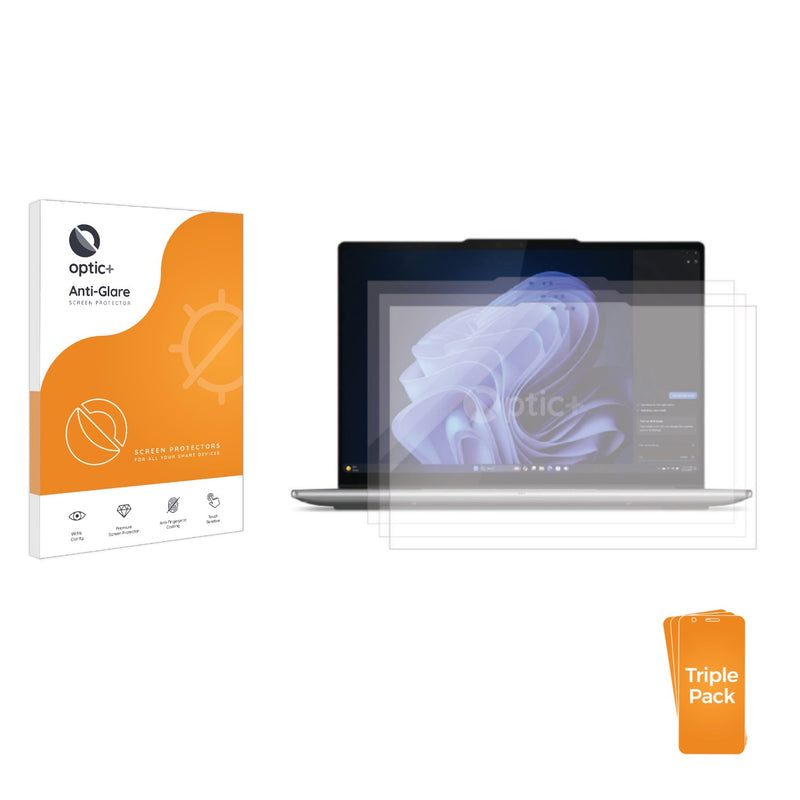 3-pack of Anti-Glare Screen Protectors for Lenovo Yoga Pro 7 14AH10