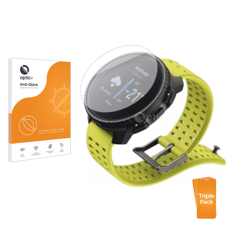 3pk Optic+ Anti-Glare Screen Protectors for Suunto Vertical