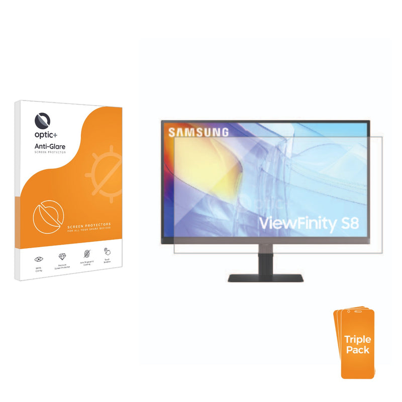 3-pack of Anti-Glare Screen Protectors for Samsung ViewFinity 27" Monitor S80UD