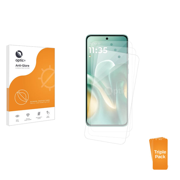 3-pack of Anti-Glare Screen Protectors for Motorola Moto 60 Neo