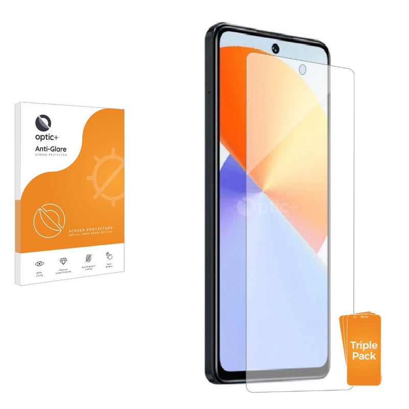 3pk Optic+ Anti-Glare Screen Protectors for Infinix Note 30 Pro