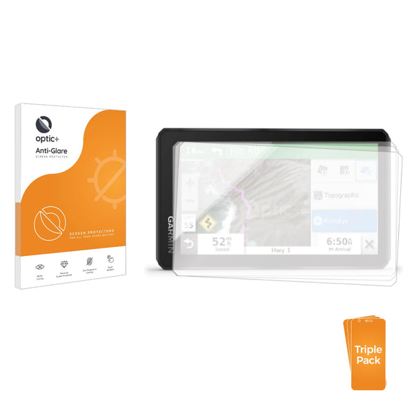 3-pack of Anti-Glare Screen Protectors for Garmin Zumo XT