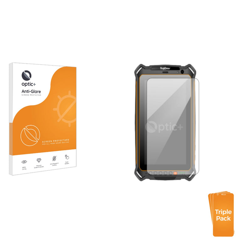 3pk Optic+ Anti-Glare Screen Protectors for RugGear RG930i