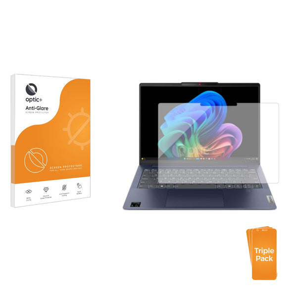 3-pack of Anti-Glare Screen Protectors for Lenovo IdeaPad 5X Gen 9 14