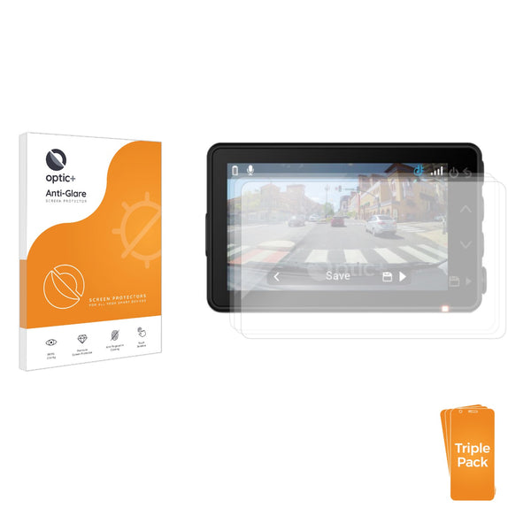 3-pack of Anti-Glare Screen Protectors for Garmin Dash Cam X110