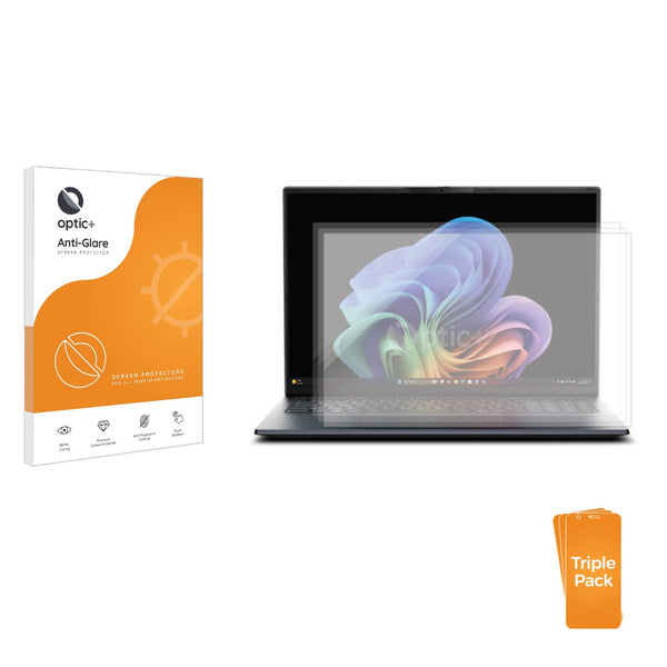 3-pack of Anti-Glare Screen Protectors for MEDION SPRCHRGD 16 S1 OLED