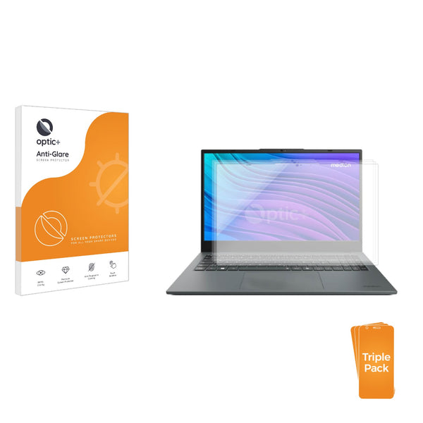 3-pack of Anti-Glare Screen Protectors for MEDION Avantum 15 E1