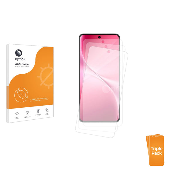 3-pack of Anti-Glare Screen Protectors for Vivo V60 Lite