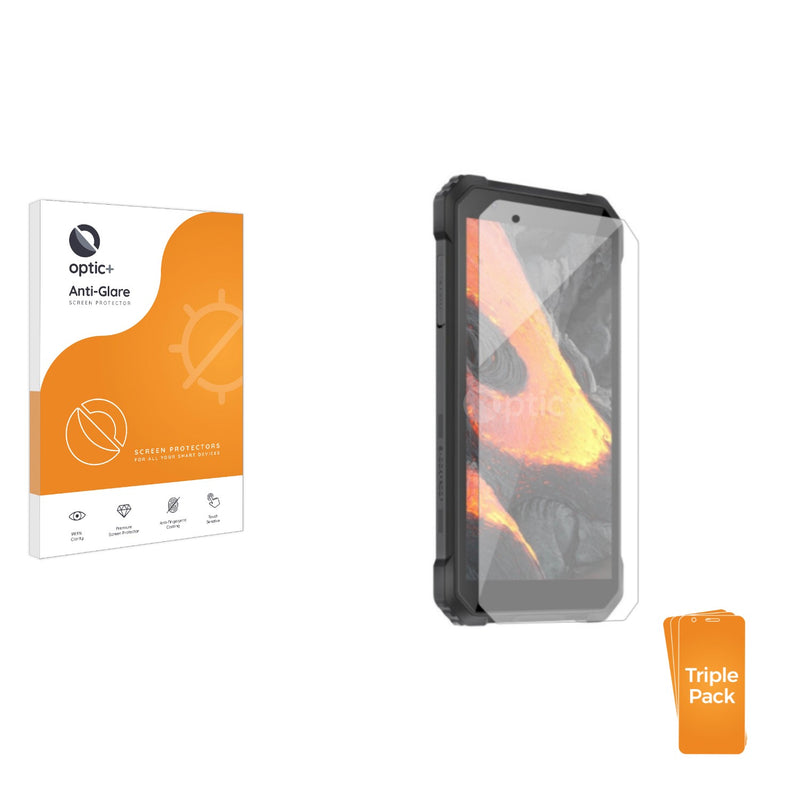 3pk Optic+ Anti-Glare Screen Protectors for Blackview BV5300 Pro (2023)