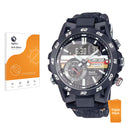 3pk Optic+ Anti-Glare Screen Protectors for Casio Edifice Mugen ECB-40MU-1A