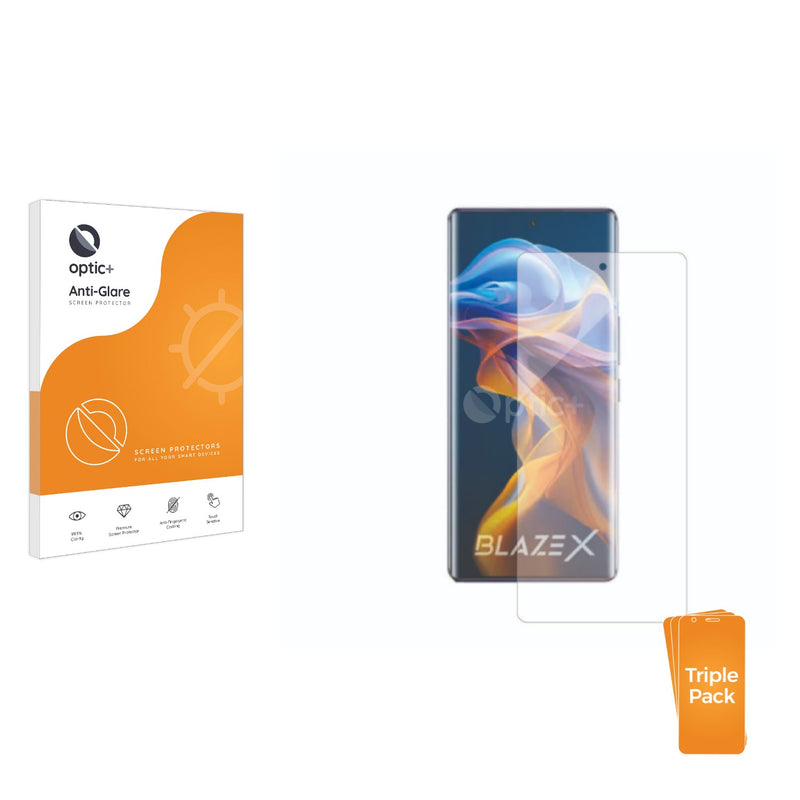 3-pack of Anti-Glare Screen Protectors for Lava Blaze X