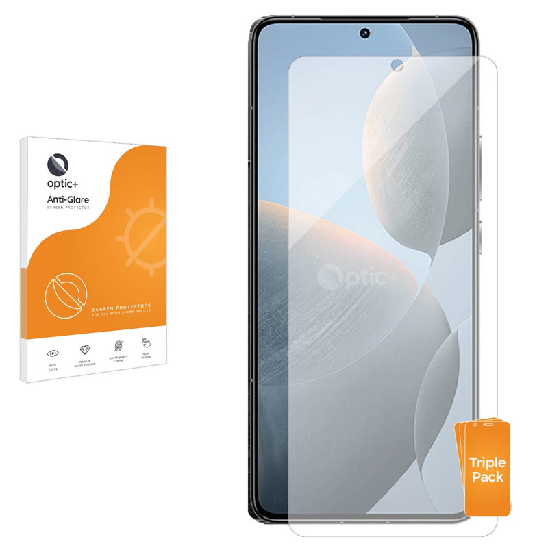 3pk Optic+ Anti-Glare Screen Protectors for Xiaomi Redmi K70 Pro